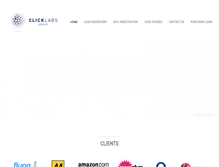 Tablet Screenshot of clicklabsgroup.com